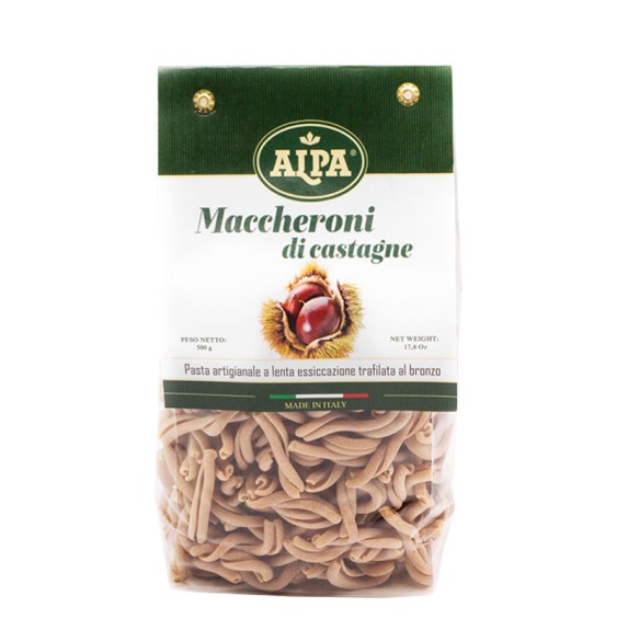 Chestnut Pasta "Maccheroni Casarecce" Product of Italy 10 x 500 gr Case