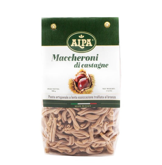 Chestnut Pasta "Maccheroni Casarecce" Product of Italy 10 x 500 gr Case